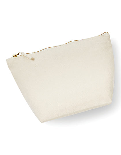 Canvas Accessory Bag in Natural, Größe L (23 x 22,5 x 11 cm)