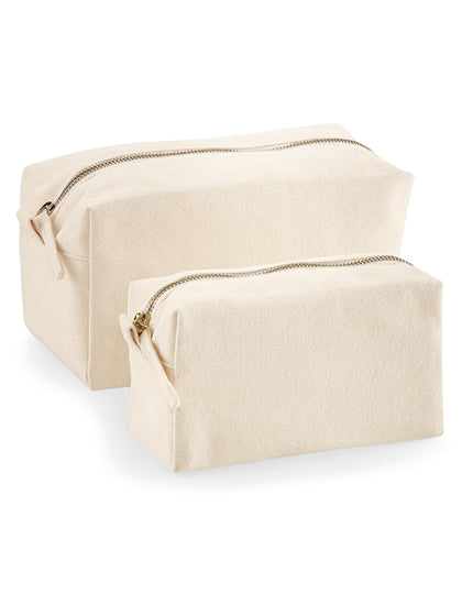 Canvas Accessory Case in Natural, Größe L (21 x 11 x 11 cm)