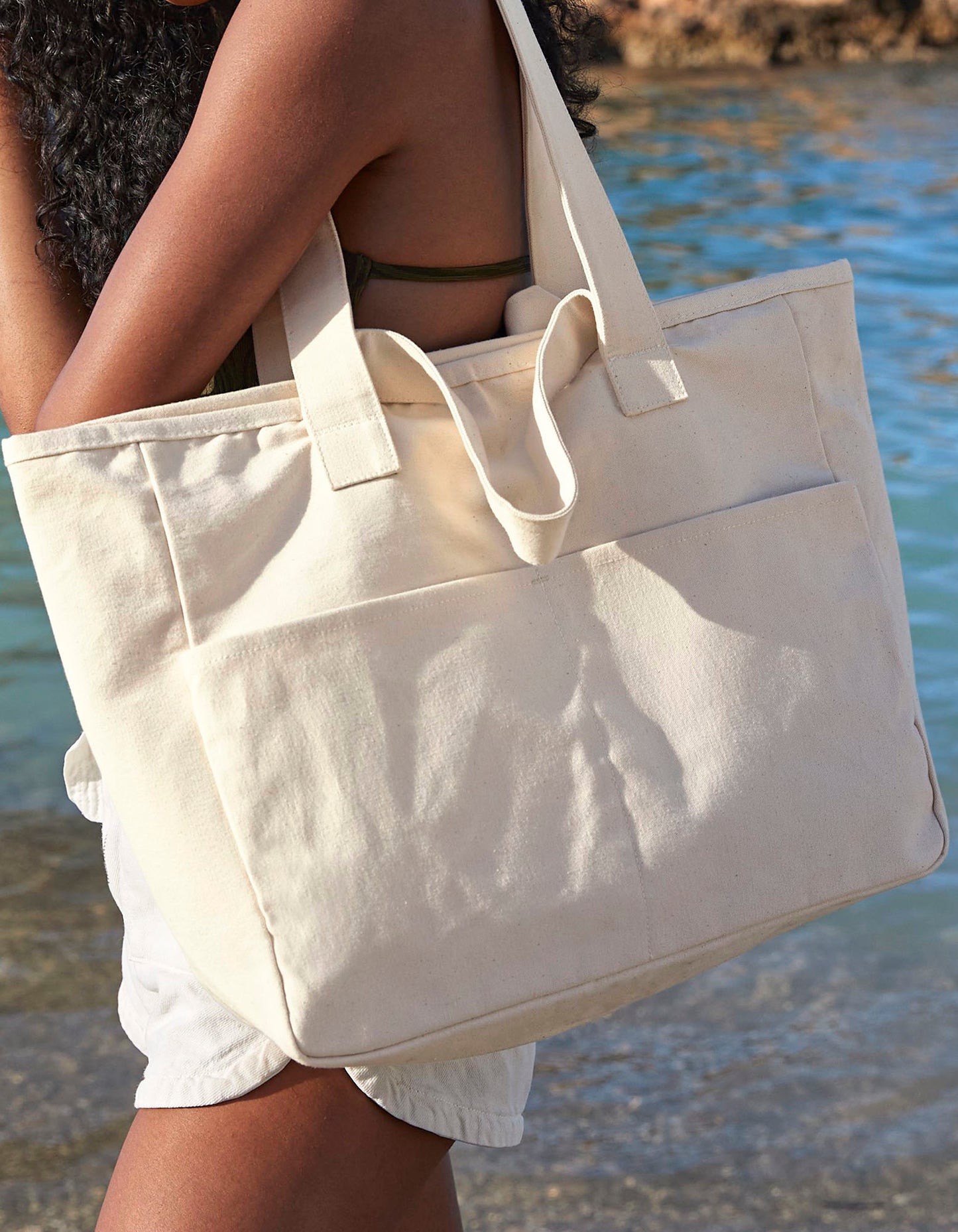 Double Handle Cargo Pocket Bag