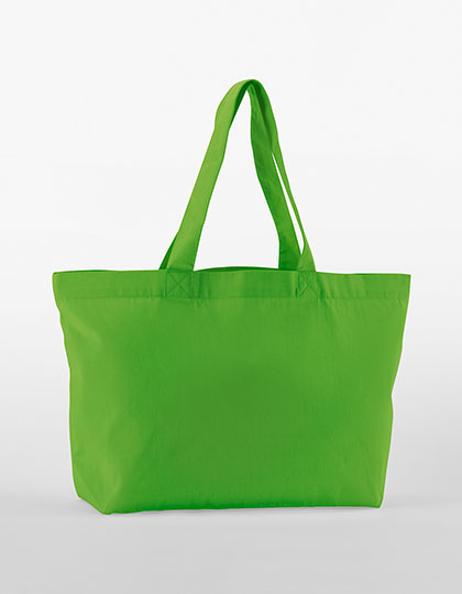 EarthAware® Organic Twill Shopper in Apple Green, Größe 44 x 37 x 16 cm