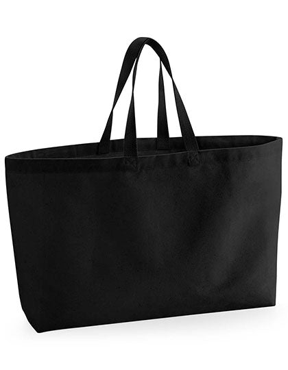 Oversized Canvas Bag in Black, Größe 56 x 41 x 16 cm