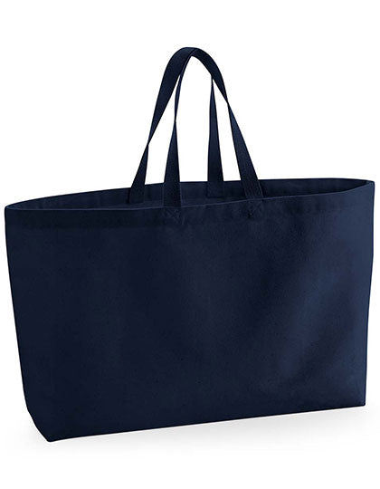 Oversized Canvas Bag in French Navy, Größe 56 x 41 x 16 cm