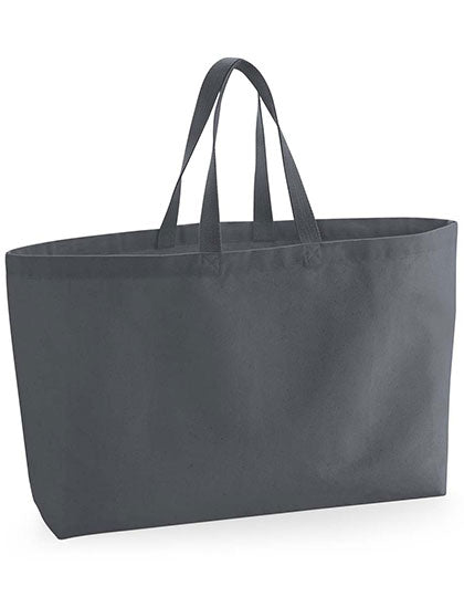 Oversized Canvas Bag in Graphite Grey, Größe 56 x 41 x 16 cm