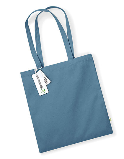 EarthAware® Organic Bag For Life in Airforce Blue, Größe 38 x 42 cm