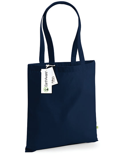 EarthAware® Organic Bag For Life in French Navy, Größe 38 x 42 cm
