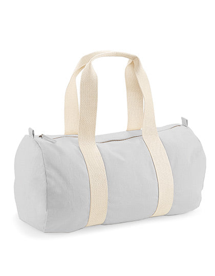 EarthAware® Organic Barrel Bag in Light Grey, Größe 50 x 25 x 25 cm