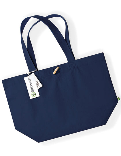 EarthAware® Organic Marina Bag in French Navy, Größe 34 x 34 x 17 cm