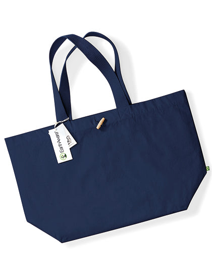 EarthAware® Organic Marina Bag XL in French Navy, Größe 40 x 39 x 19 cm