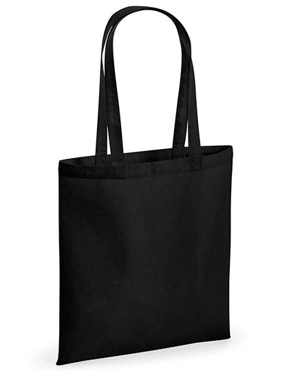 Recycled Cotton Bag in Black, Größe 38 x 42 cm