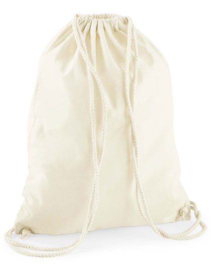Recycled Cotton Gymsac in Natural, Größe 37 x 46 cm
