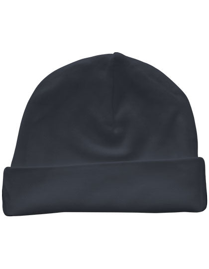 Organic Baby Hat Rox 01 in Charcoal Grey, Größe One Size