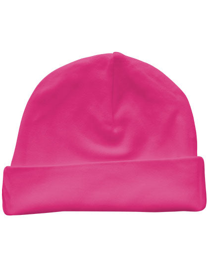 Organic Baby Hat Rox 01 in Hot Pink, Größe One Size