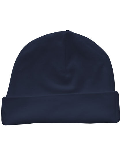 Organic Baby Hat Rox 01 in Navy, Größe One Size