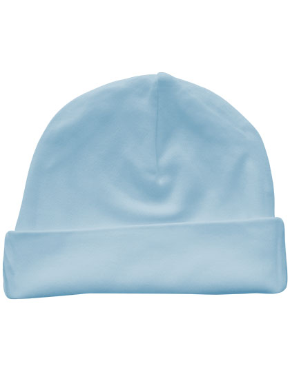 Organic Baby Hat Rox 01 in Powder Blue, Größe One Size