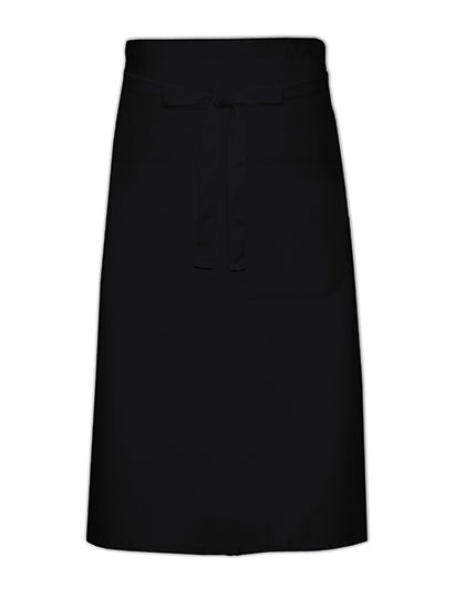 Cook´s Apron With Pocket in Black, Größe 70 x 120 cm