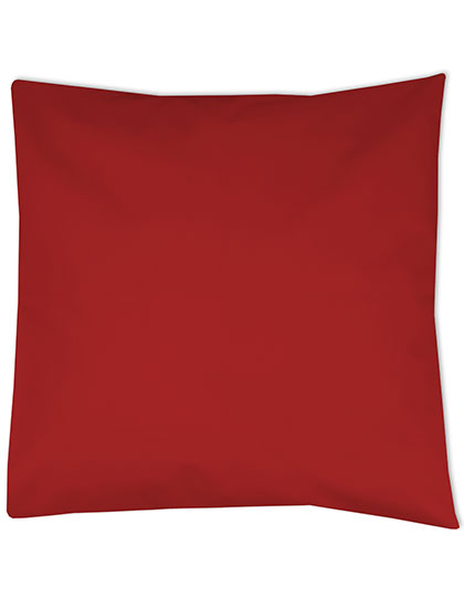 Pillow Case in Strawberry Red (ca. Pantone 186), Größe 40 x 40 cm
