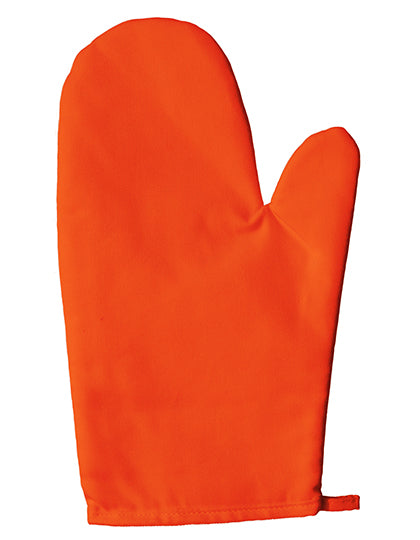 Oven Mitt in Orange, Größe 28 x 16 cm