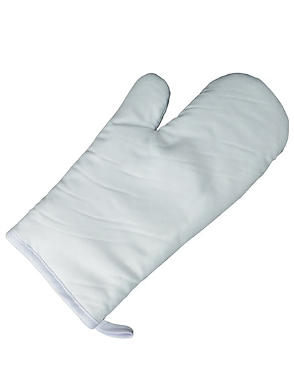 Oven Mitt Sublimation in White, Größe 34 x 14 cm