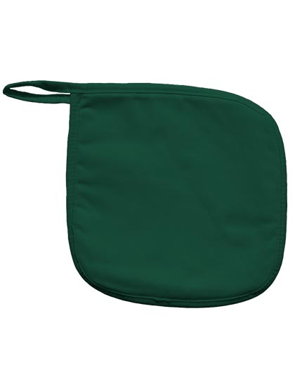 Potholder in Bottle Green, Größe 20 x 20 cm