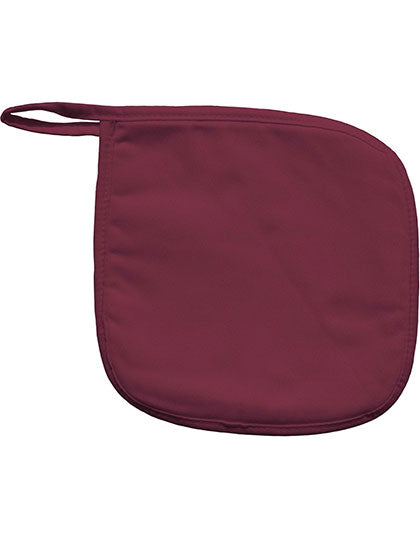 Potholder in Burgundy, Größe 20 x 20 cm