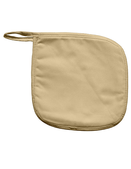 Potholder in Sand, Größe 20 x 20 cm