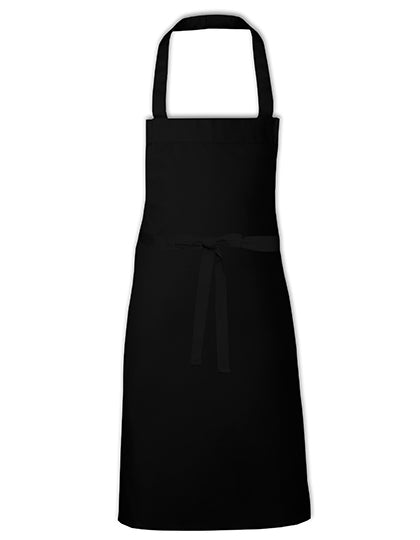 Cotton Barbecue Apron in Black, Größe 80 x 70 cm
