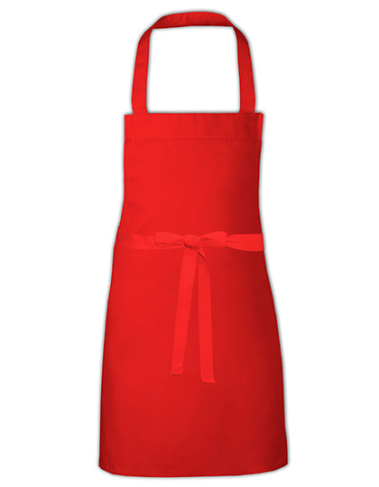 Kids´ Cotton Barbecue Apron in Red (ca. Pantone 200), Größe 60 x 50 cm