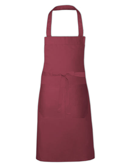 Cotton Hobby Apron in Bordeaux, Größe 80 x 70 cm