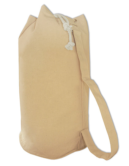 Canvas Sports Bag in Natural, Größe 50 x 40 x 25 cm