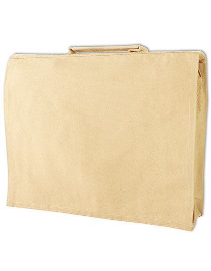 Canvas Conference Bag in Natural, Größe 29 x 38 x 7,5 cm