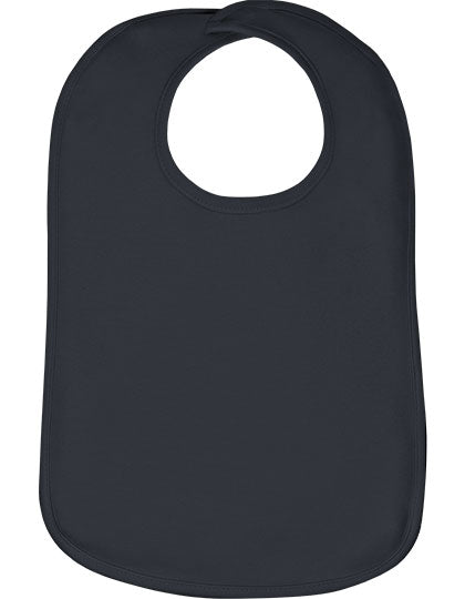 Organic Baby Bib Olli 01 in Charcoal Grey, Größe One Size