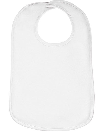 Organic Baby Bib Olli 01 in White, Größe One Size