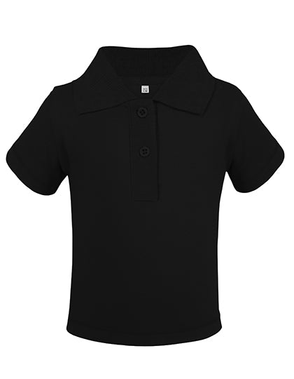 Organic Baby Polo Short Sleeve Teddy 01 in Black, Größe 98-104