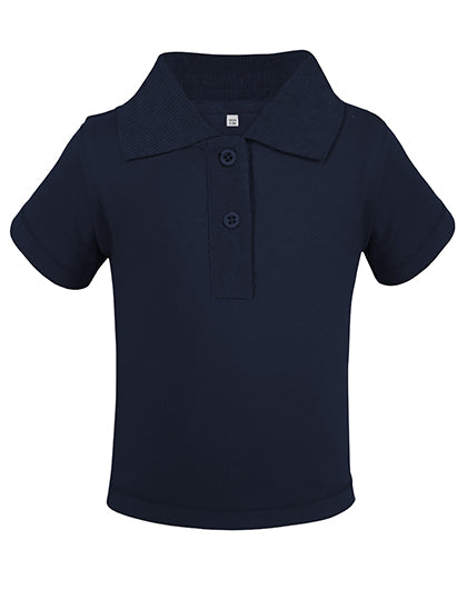 Organic Baby Polo Short Sleeve Teddy 01 in Navy, Größe 98-104