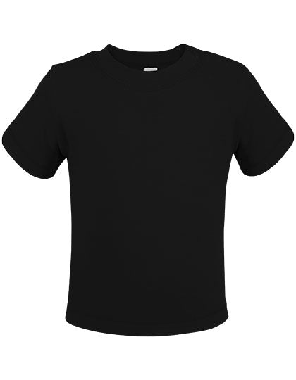 Organic Baby T-Shirt Short Sleeve Noah 01 in Black, Größe 86-92