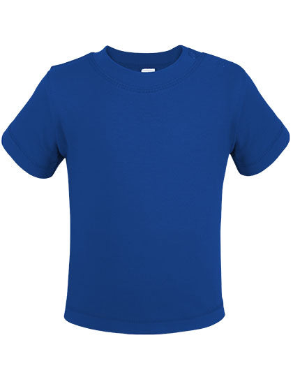 Organic Baby T-Shirt Short Sleeve Noah 01 in Royal Blue, Größe 86-92
