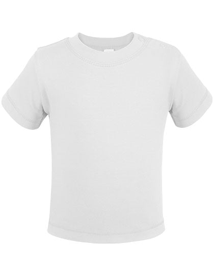 Organic Baby T-Shirt Short Sleeve Noah 01 in White, Größe 86-92