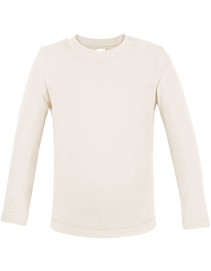 Organic Baby T-Shirt Long Sleeve Noah 02 in Natural, Größe 86-92
