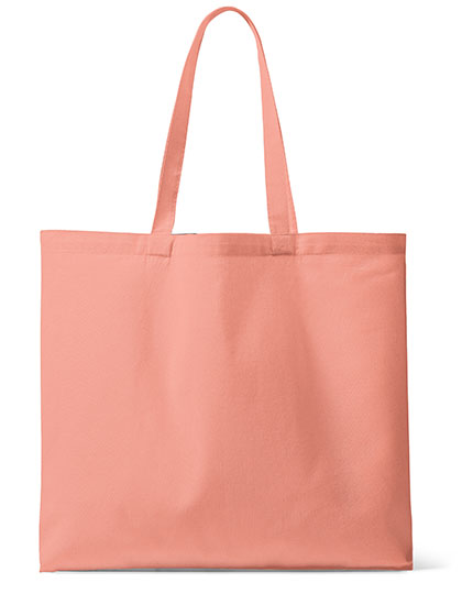 Organic Canvas Carrier Bag Medium Long Handle London 02 in Rosette, Größe 42 x 48 x 10 cm