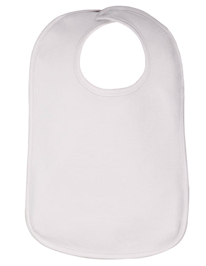 Bib Interlock Double Layer in White, Größe One Size