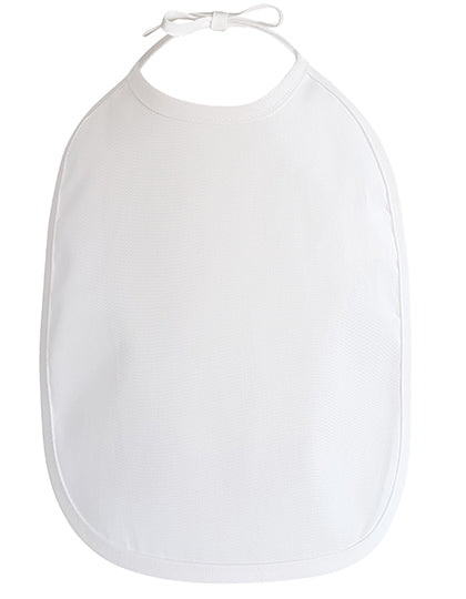 Baby Bib in White, Größe One Size