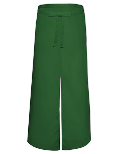 Bistro Apron With Split in Bottle Green, Größe 100 x 100 cm