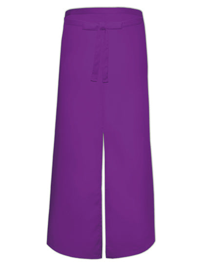 Bistro Apron With Split in Purple, Größe 100 x 100 cm