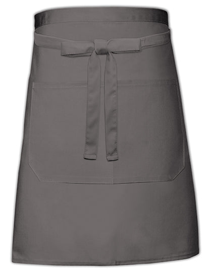 Baker´s Apron With Pocket in Dark Grey (ca. Pantone 431), Größe 90 x 50 cm