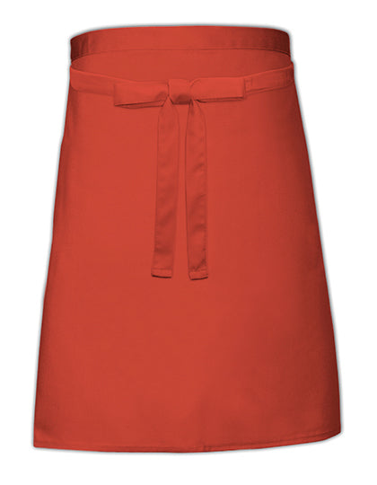 Baker´s Apron in Terracotta (ca. Pantone 4840), Größe 90 x 50 cm