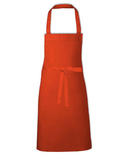 Barbecue Apron in Orange, Größe 73 x 80 cm