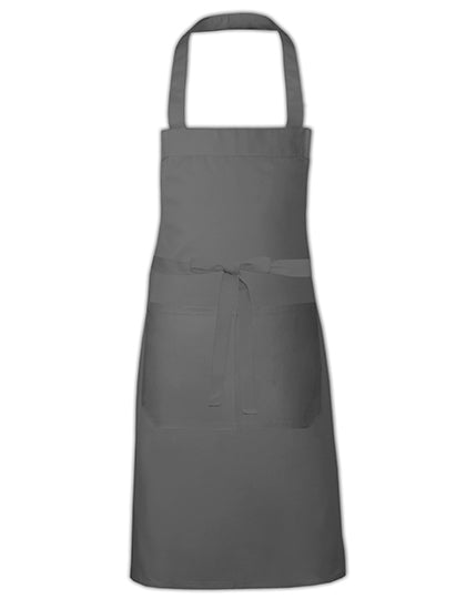 Hobby Apron in Dark Grey (ca. Pantone 431), Größe 73 x 80 cm