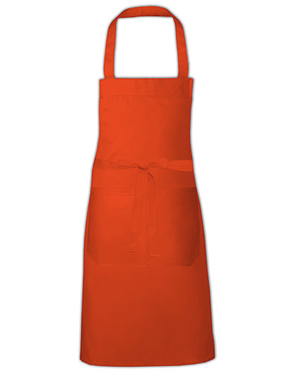 Hobby Apron in Orange, Größe 73 x 80 cm