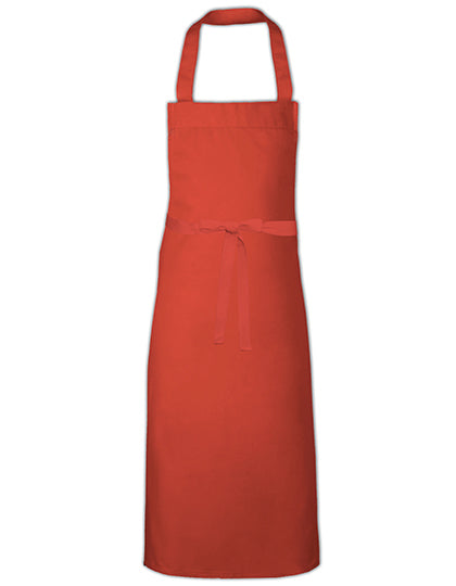Barbecue Apron XL in Terracotta (ca. Pantone 4840), Größe 73 x 110 cm