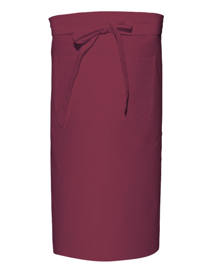 Cook´s Apron With Pocket in Bordeaux, Größe 100 x 70 cm